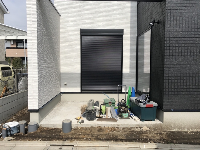 デッキスペース施工前の様子