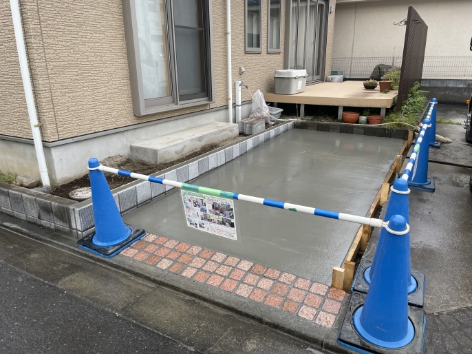 コンクリートを施工
