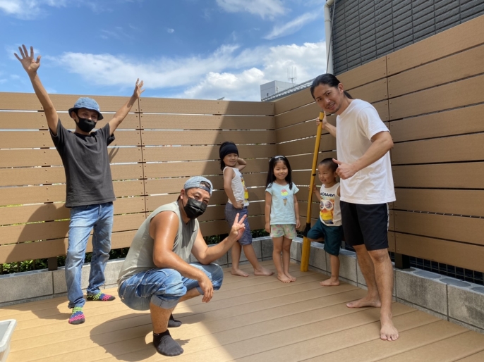 完工した現場