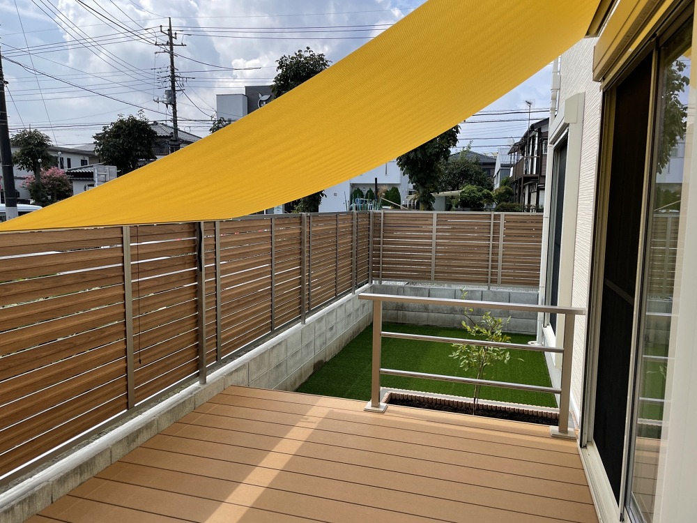 新しいお庭