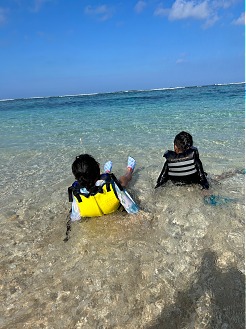 家族で宮古島を旅行した時の写真