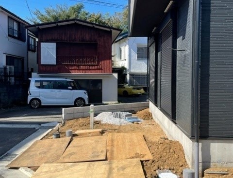 施工前のお庭