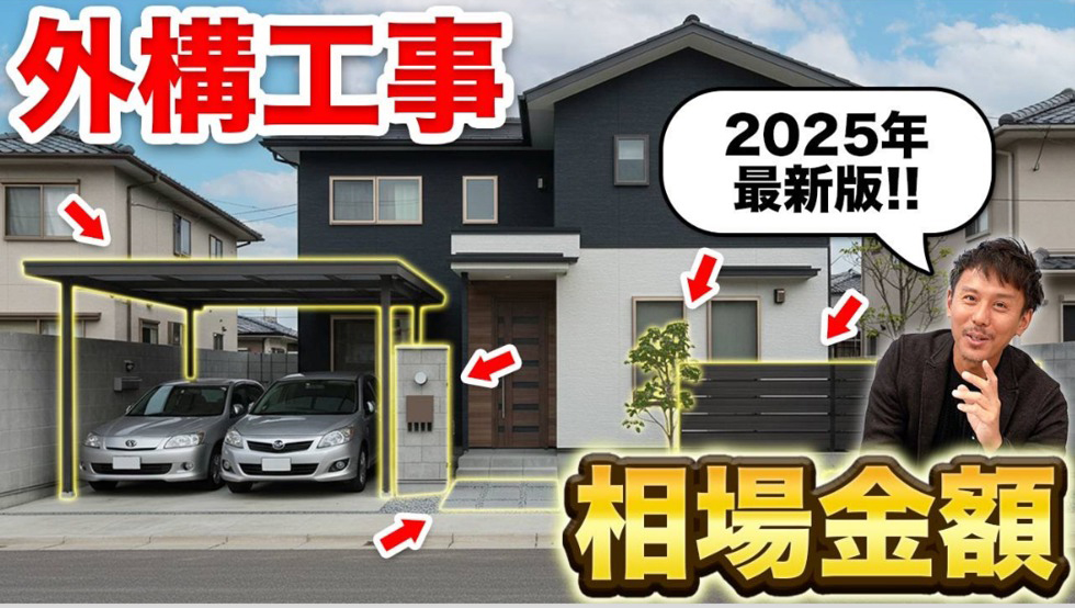 2025年外構工事の相場