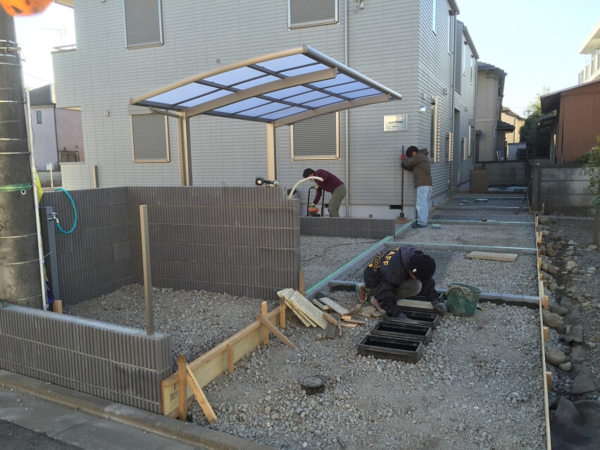 集合住宅の外構工事