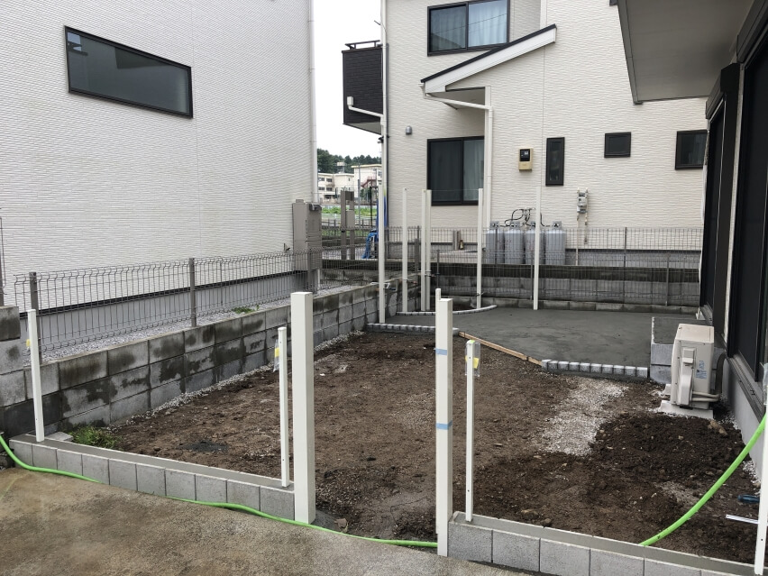 お庭をドッグラン