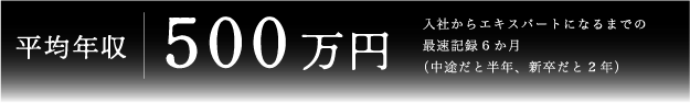 平均年収600万円