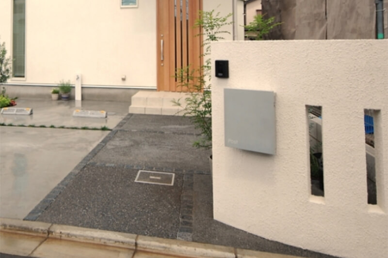 洗い出し仕上げの施工例01