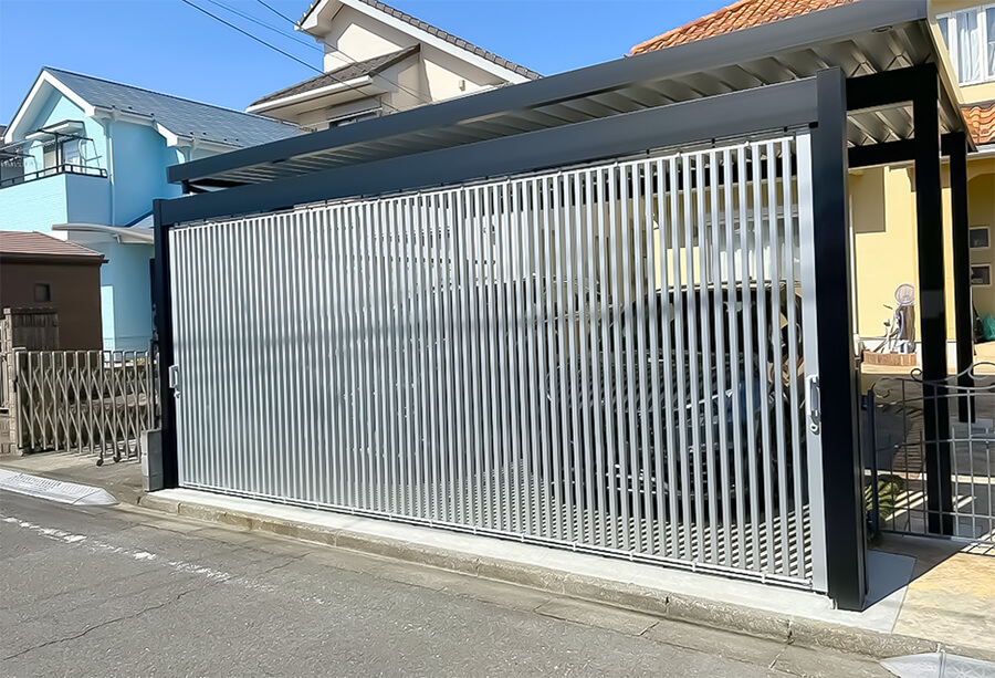 すでにある駐車場へのカーポートを後付け