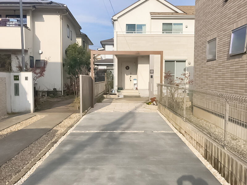 あきる野市の外構工事事例