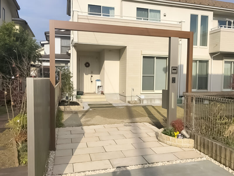 あきる野市のエクステリア工事事例