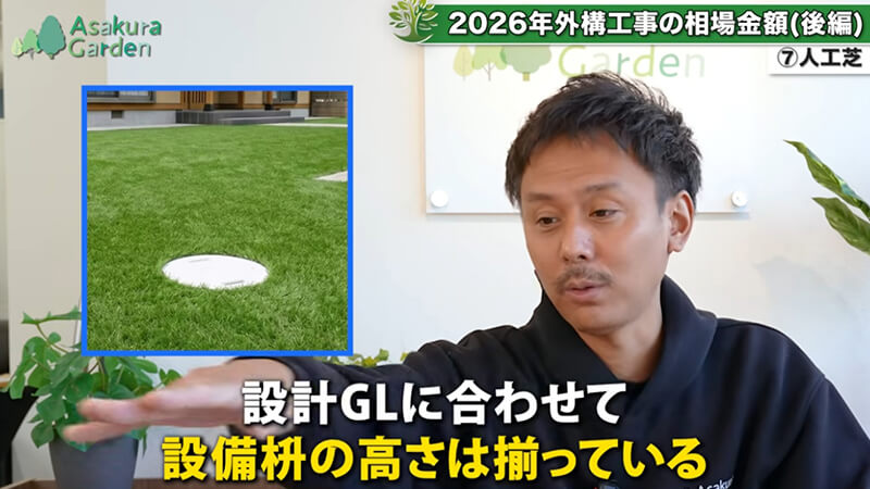 設備枡の高さをそろえる