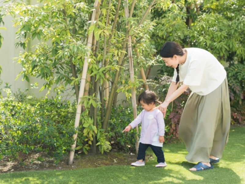 来客が多い・見栄えを重視する庭