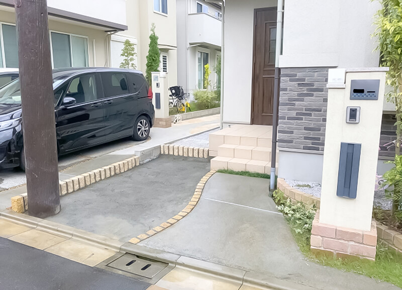小平市の外構工事例01